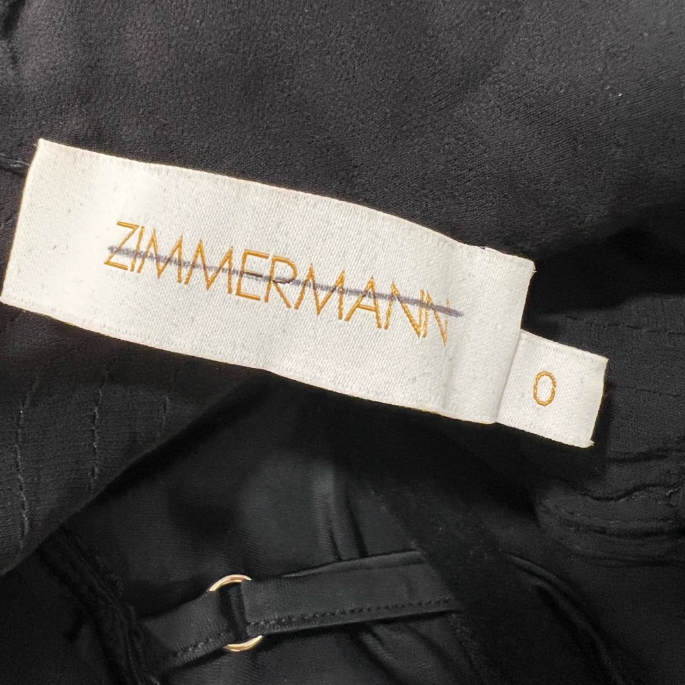 ZIMMERMANN Spliced Mesh Mini Dress US:4 - Picture 8 of 12